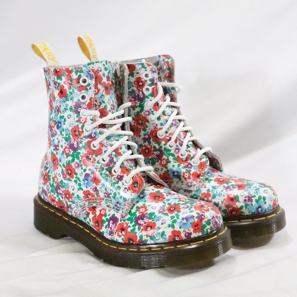 Dr. Martens Shoes - Rare DR. MARTENS Pascal Wild Poppy Boots